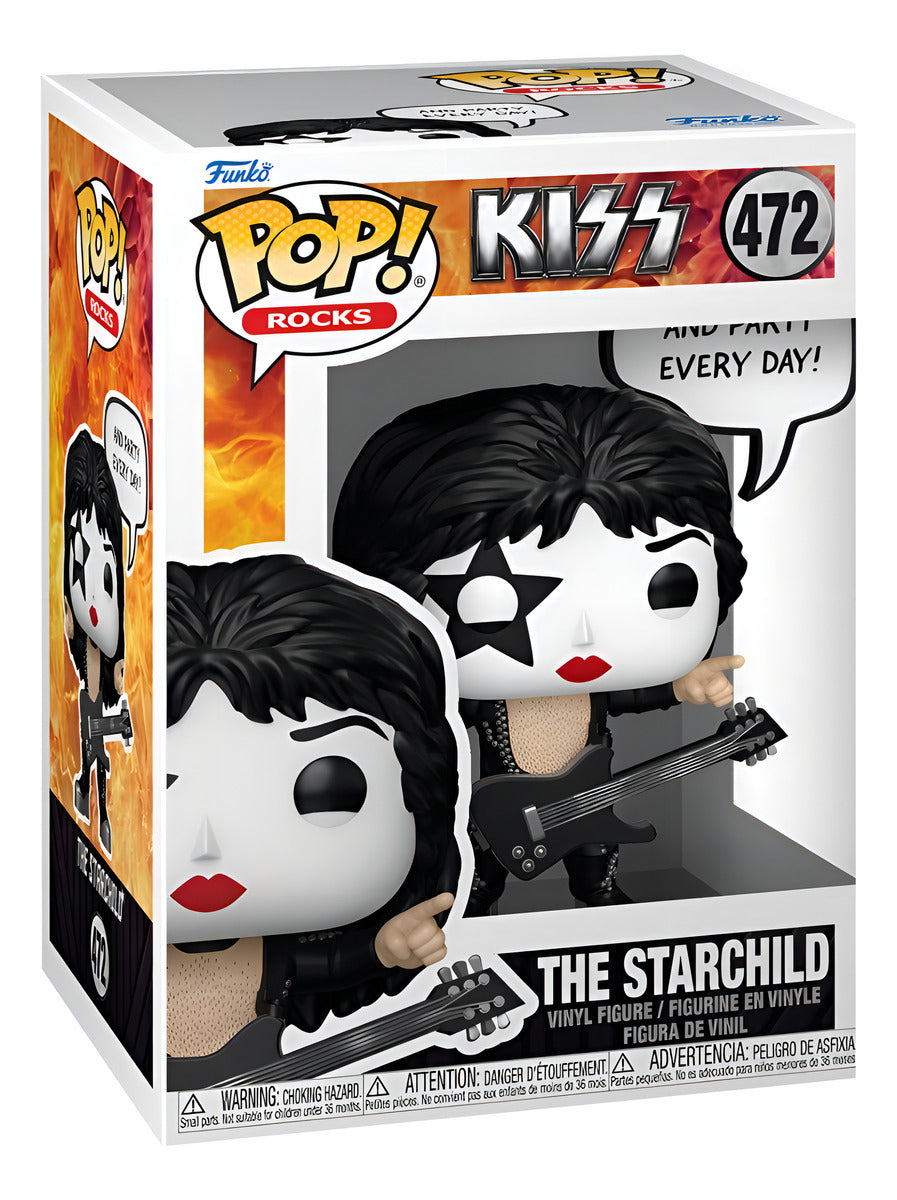 Funko Pop Kiss Starchild Rock And Roll All Nite Sayings 472