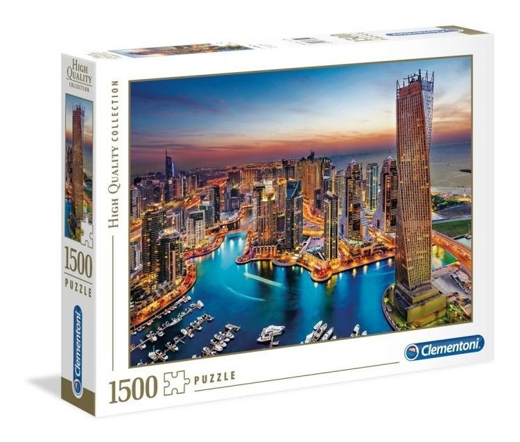 Puzzle Rompecabeza Dubai Marina X 1500 Piezas Clementoni