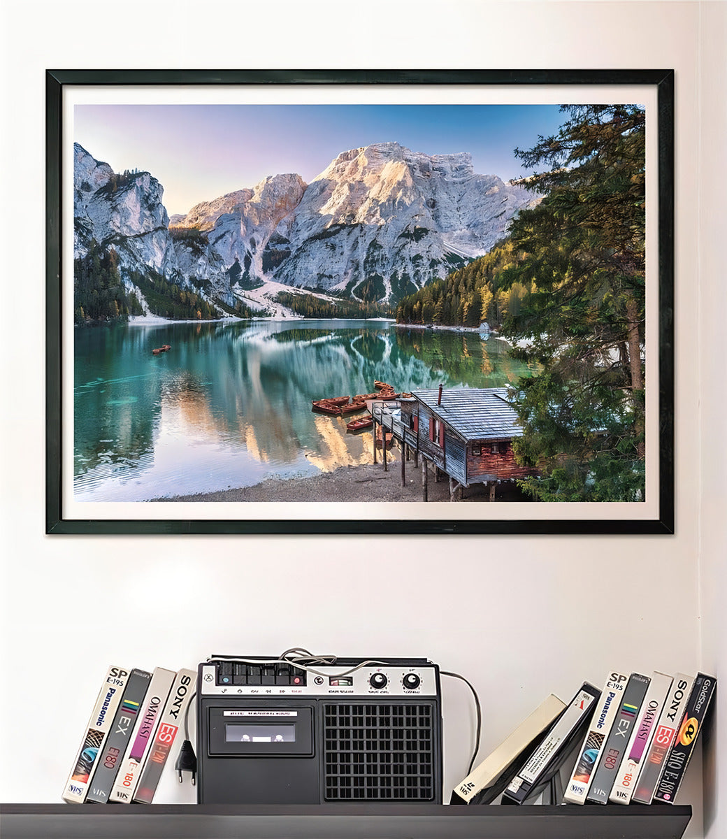 Rompecabezas 1000 Piezas Lago Braies Italia Clementoni