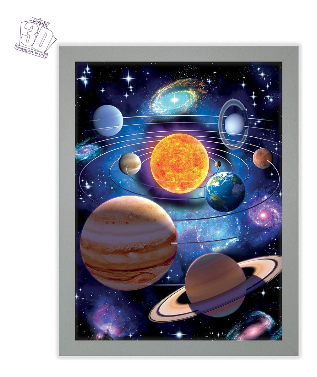 Deluxebase Póster 3d Livelife Pictures - Our Solar System