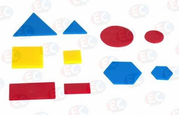 Edu012 Bloques Lógicos Material Didáctico 60 Piezas Plástico