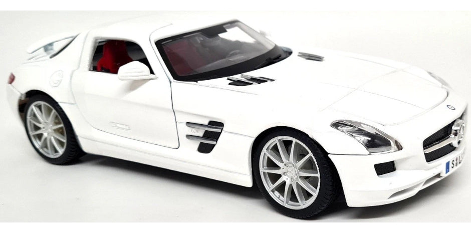 Auto De Colección Mercedes-benz Sls - Amg Blanco Maisto 1:18