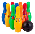 Jgo. Boliche Mediano De Plastico 12pz Didactico