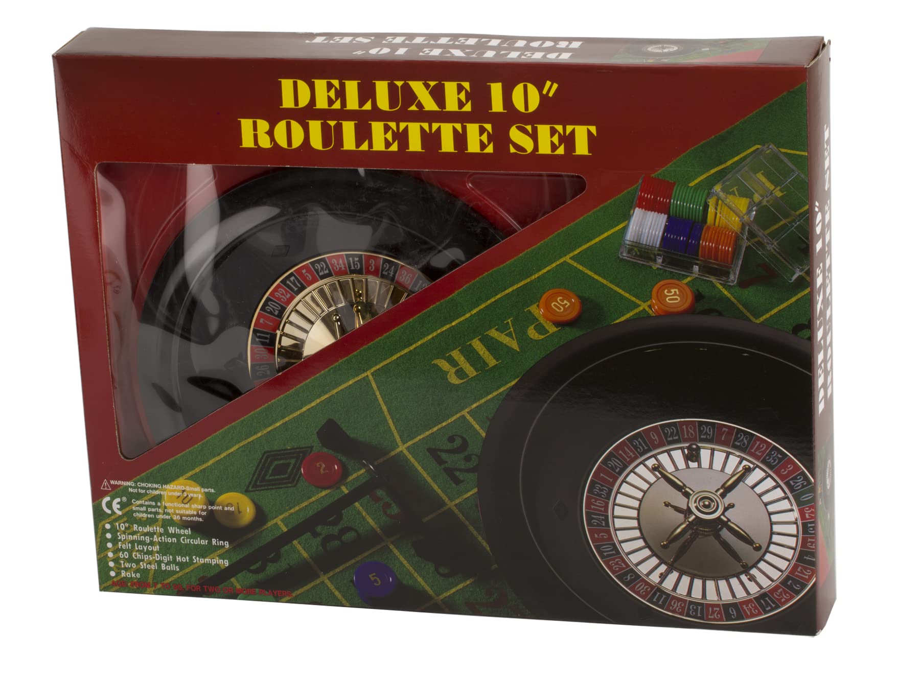 CHH Games - Juego de Actividades recreativas de Ruleta de plástico con Accesorio, 10 Pulgadas