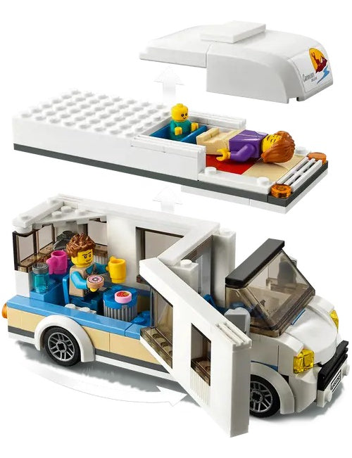 Kit Lego City Autocaravana De Vacaciones 60283 190 Piezas 3