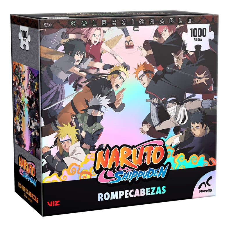 Rompecabezas Naruto Shippuden 1000 Piezas  Puzzle Coleccionable De Anime Para Adultos Y Niños  50 X 68 Cm Con Personajes Icónicos