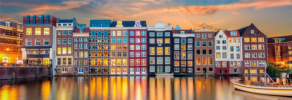 Rompecabezas 1000 Piezas Paisaje Amsterdam Clementoni