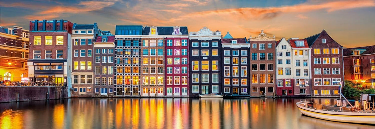 Rompecabezas 1000 Piezas Paisaje Amsterdam Clementoni