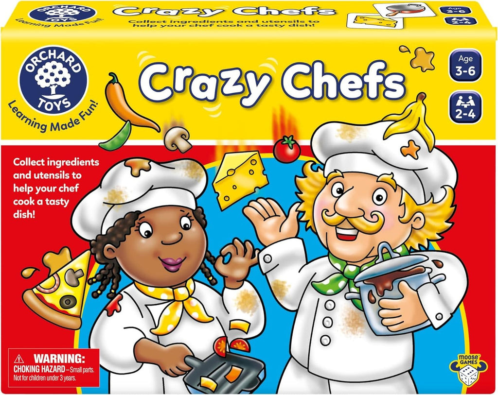 Juego Memoria Comida Crazy Chefs Orchard Toys