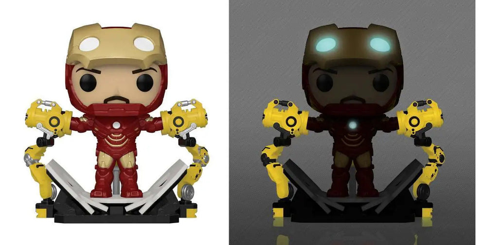 Funko Pop Iron Man Mark Iv With Gantry 905 Glow