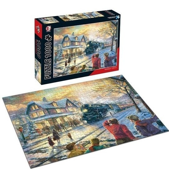 Puzzle Hao Xiang 1000 Piezas A Bordo Navidad 88008