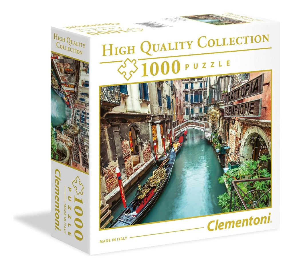 Rompecabezas Canal De Venecia Clementoni 1000 Piezas