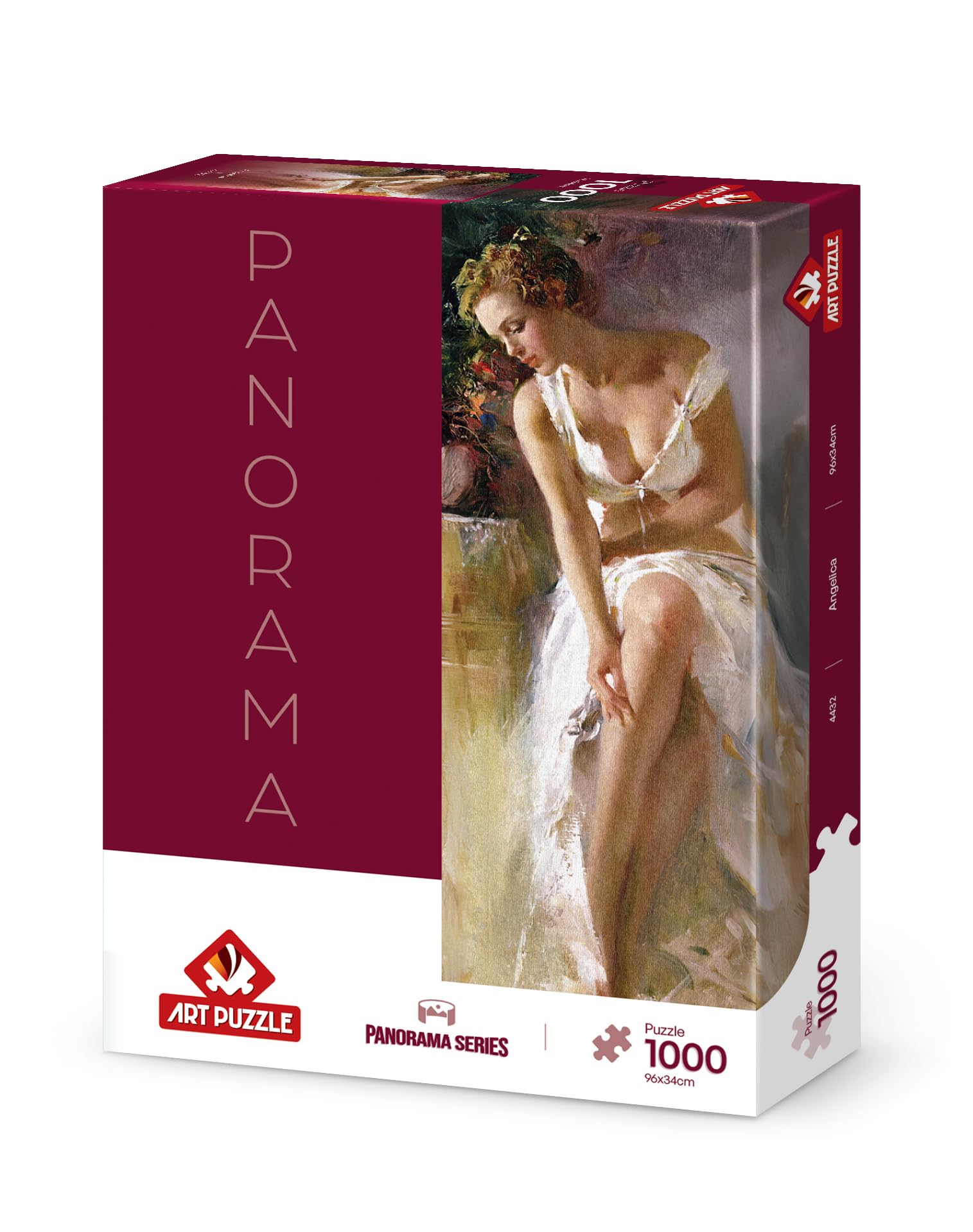 4432 Angelica Panorama Art Puzzle (96 x 34 cm, 1000 Piezas)