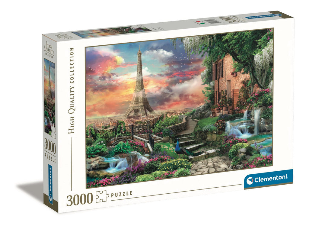 Rompecabezas Fantasia Paris Torre Eiffel 3000 Pz Clementoni