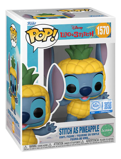Funko Pop Disney Stitch As Pineapple Hot Topic Exclusive