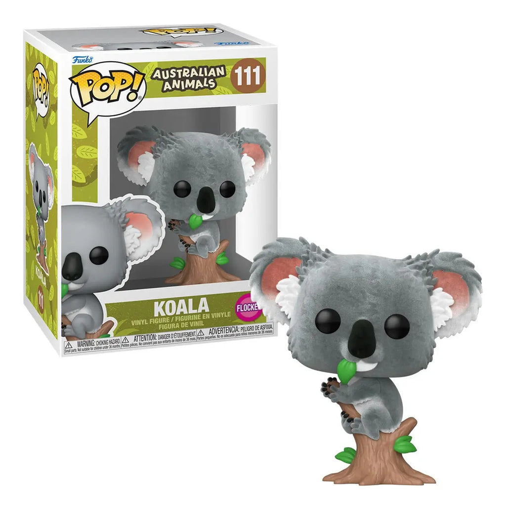 Funko Pop Vinyl: Animales Australianos - Koala Flocked