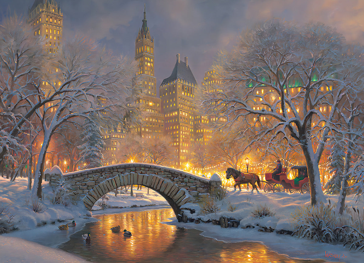 Rompecabezas Invierno En Nueva York 500 Cobble Hill Central