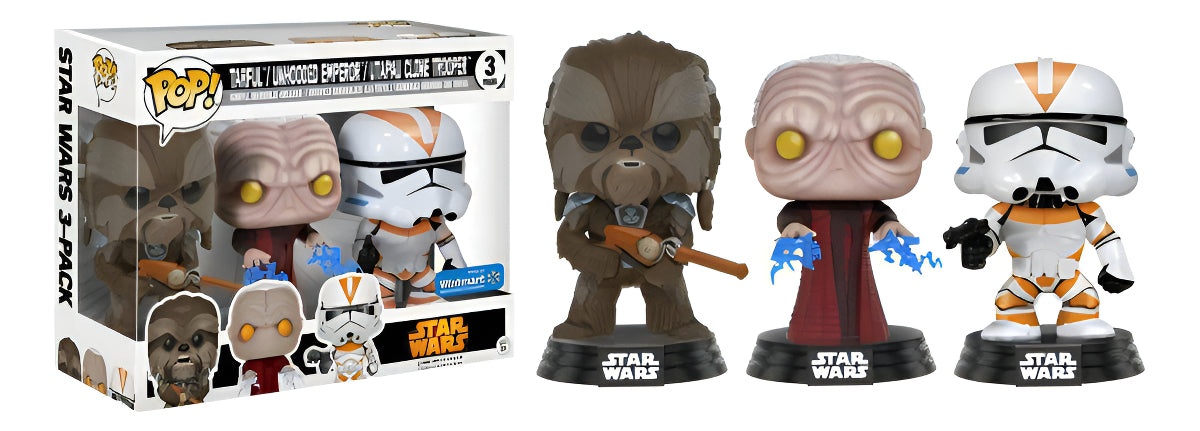Figura De Acción Tarfful, Unhooded Emperador, Utapau Clone Trooper (walmart Exclusivo): Pop De Funko Star Wars