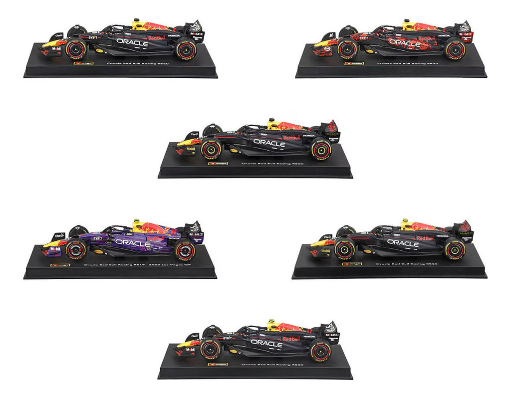 Bburago F1 Red Bull Autos Escala  1:43 (6-pack) Checo Pérez
