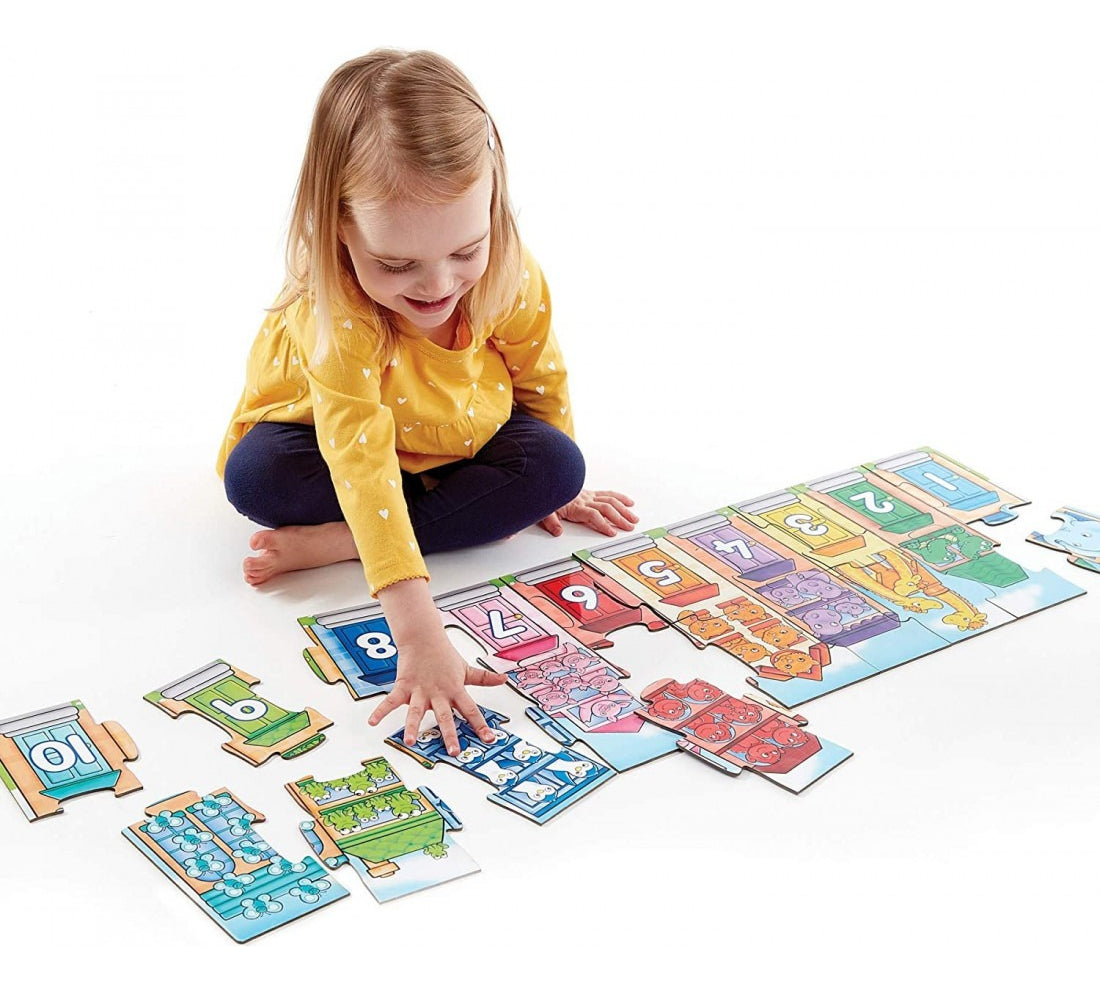 Rompecabezas Números Street Numbers Orchard Toys 20 Piezas
