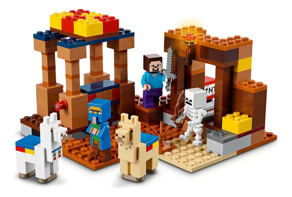 Kit De Construcción Lego Minecraft El Puesto Comercial 21167 201