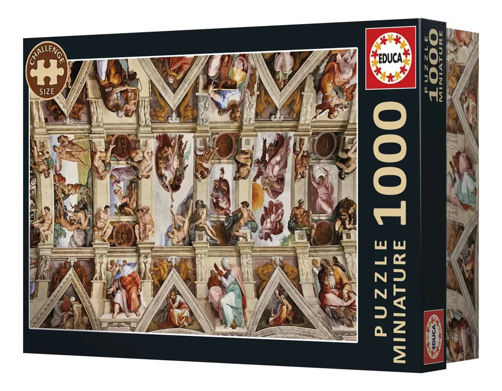 Rompecabezas Puzzle Miniature Capilla Sixtina 1000 Pcs Educa
