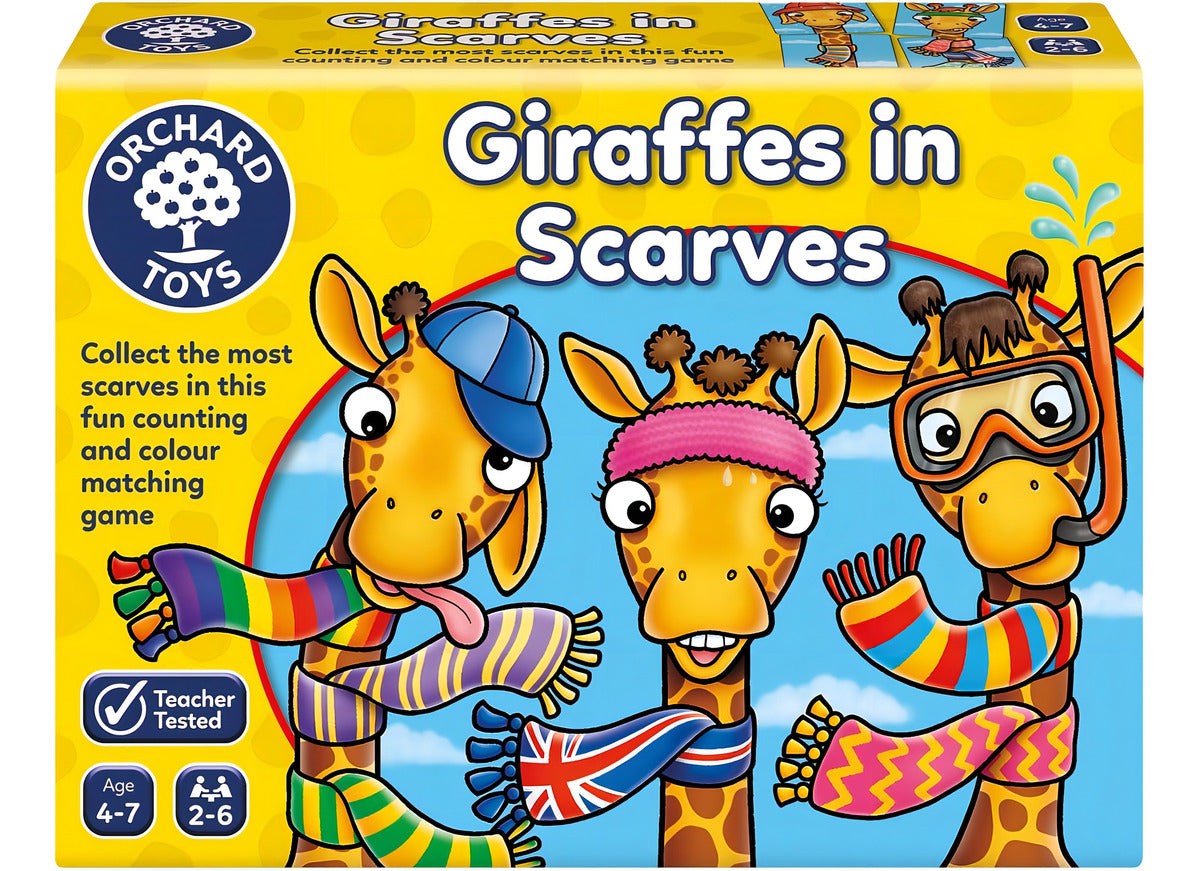 Juego Toys Giraffes In Scarves Orchard Toys En Inglés