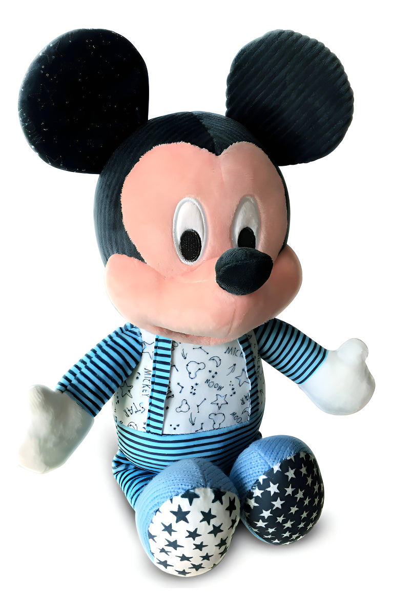Baby Clementoni Peluche Mickey Mouse Luz Y Sonido Disney 30 Cm