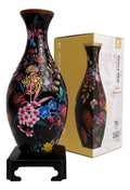 Pintoo Jarrón Floral Negro: Rompecabezas 3d 160 Piezas