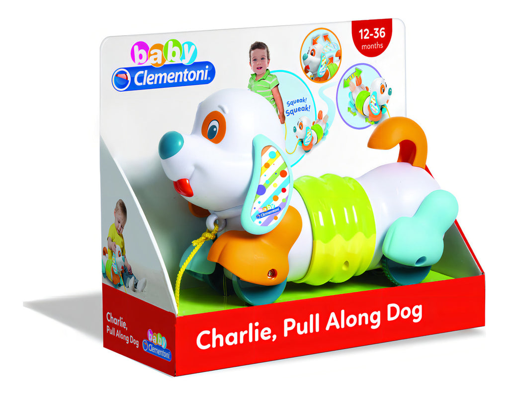Perro Pasea Conmigo Pull Along Bebe Charlie Baby Clementoni