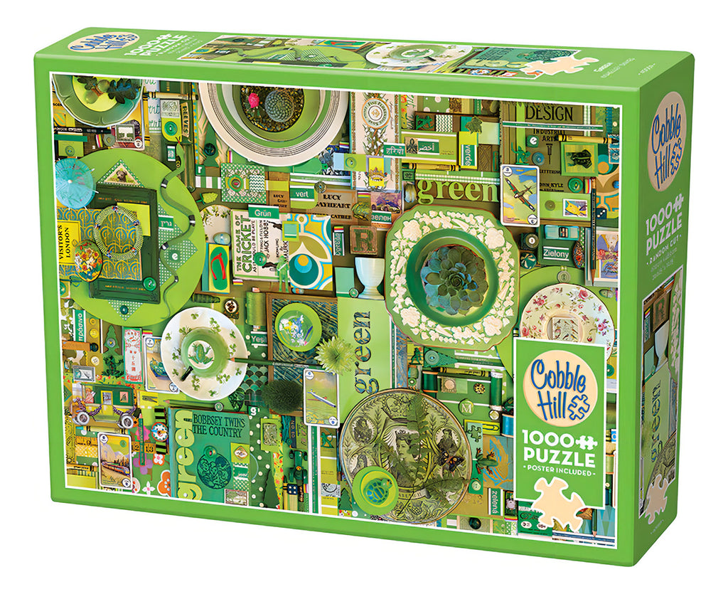 Rompecabezas 1000 Piezas Arte Cobble Hill Rainbow Project Verde