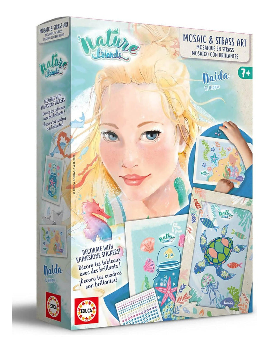 Nature Friends Decora Mosaico Con Brillantes Nai Educa 18935
