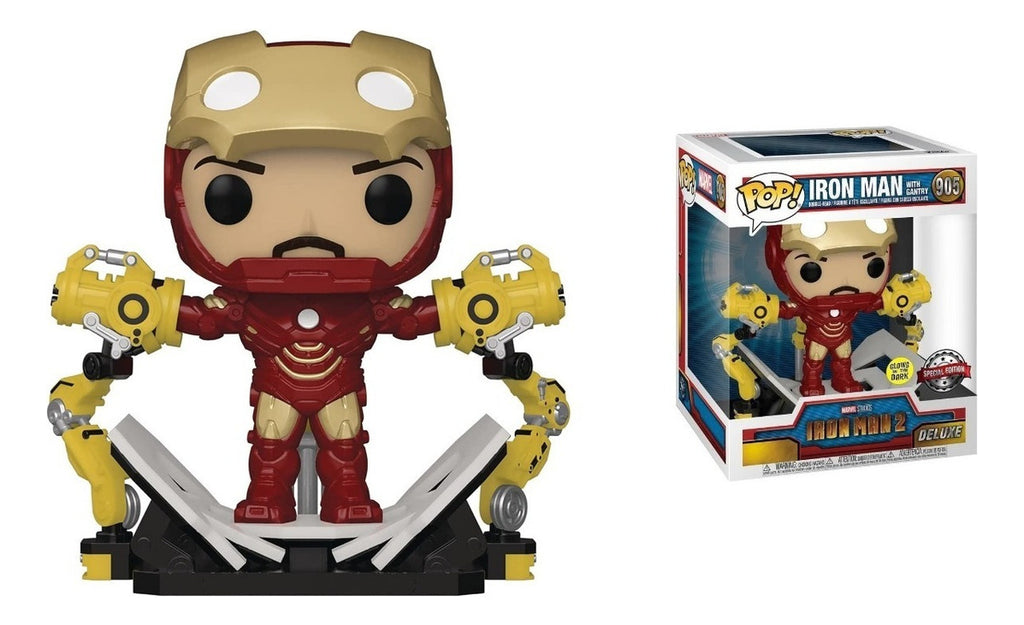 Funko Pop Iron Man Mark Iv With Gantry 905 Glow
