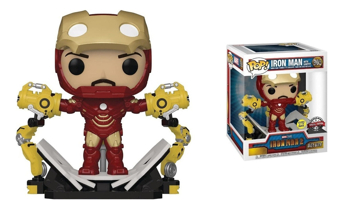 Funko Pop Iron Man Mark Iv With Gantry 905 Glow