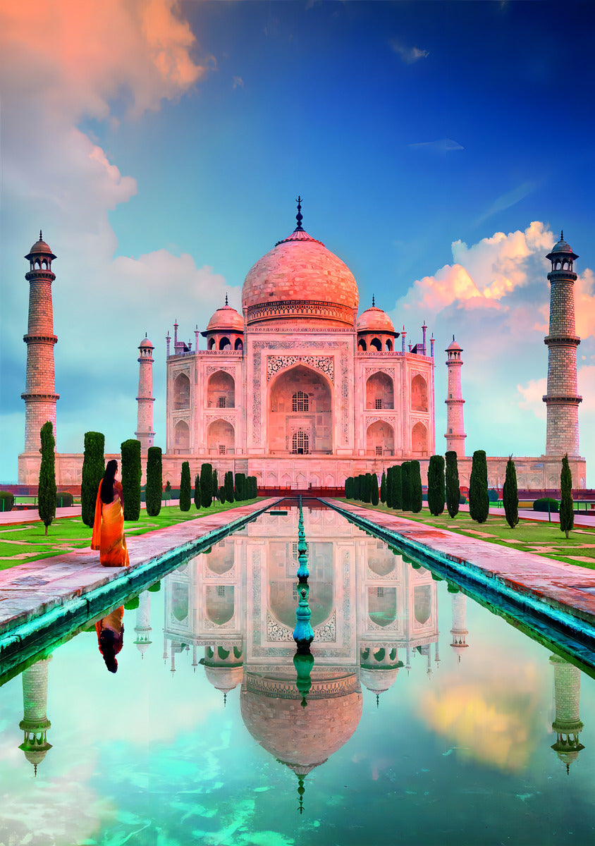 Taj Mahal India Rompecabezas 1500 Pz Clementoni Arquitectura