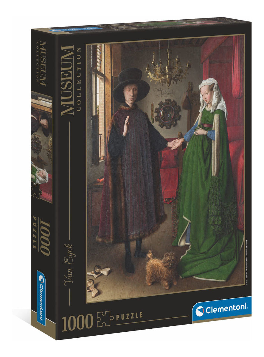 Retrato Matrimonio Arnolfini Rompecabezas 1000 Pz Clementoni