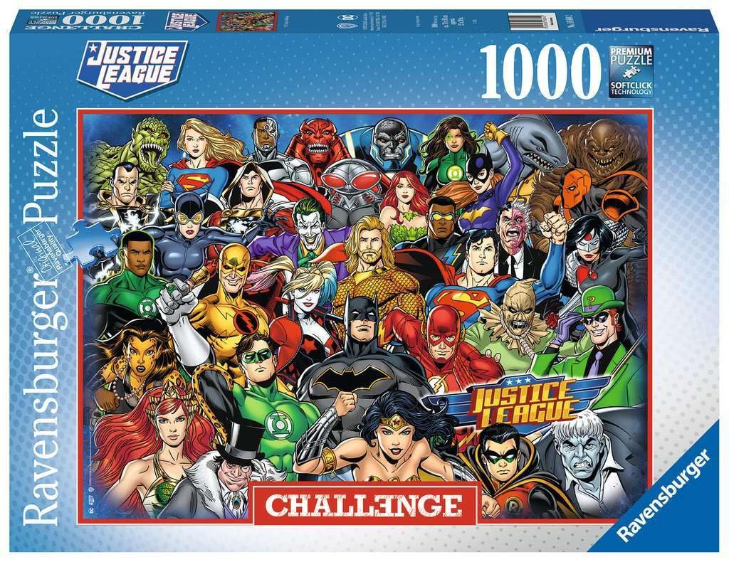 Ravensburger 16884 Rompecabezas DC Comics Justice League Challenge - de 1000 Piezas para Adultos y niños a Partir de 12 años
