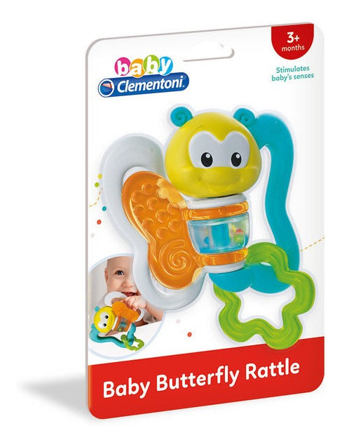 Baby Clementoni Sonajero Mariposa Multicolor