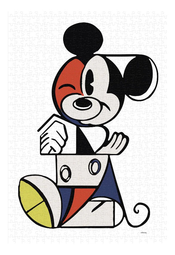 Rompecabezas Mickey Arte 600 Piezas De Plástico