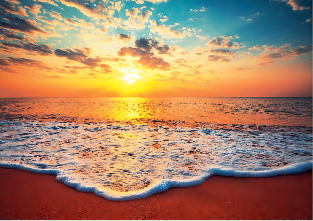 Rompecabezas Puzzle Educa 1000 Piezas Atardecer En La Playa 19024