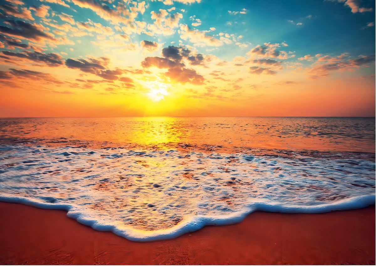 Rompecabezas Puzzle Educa 1000 Piezas Atardecer En La Playa 19024