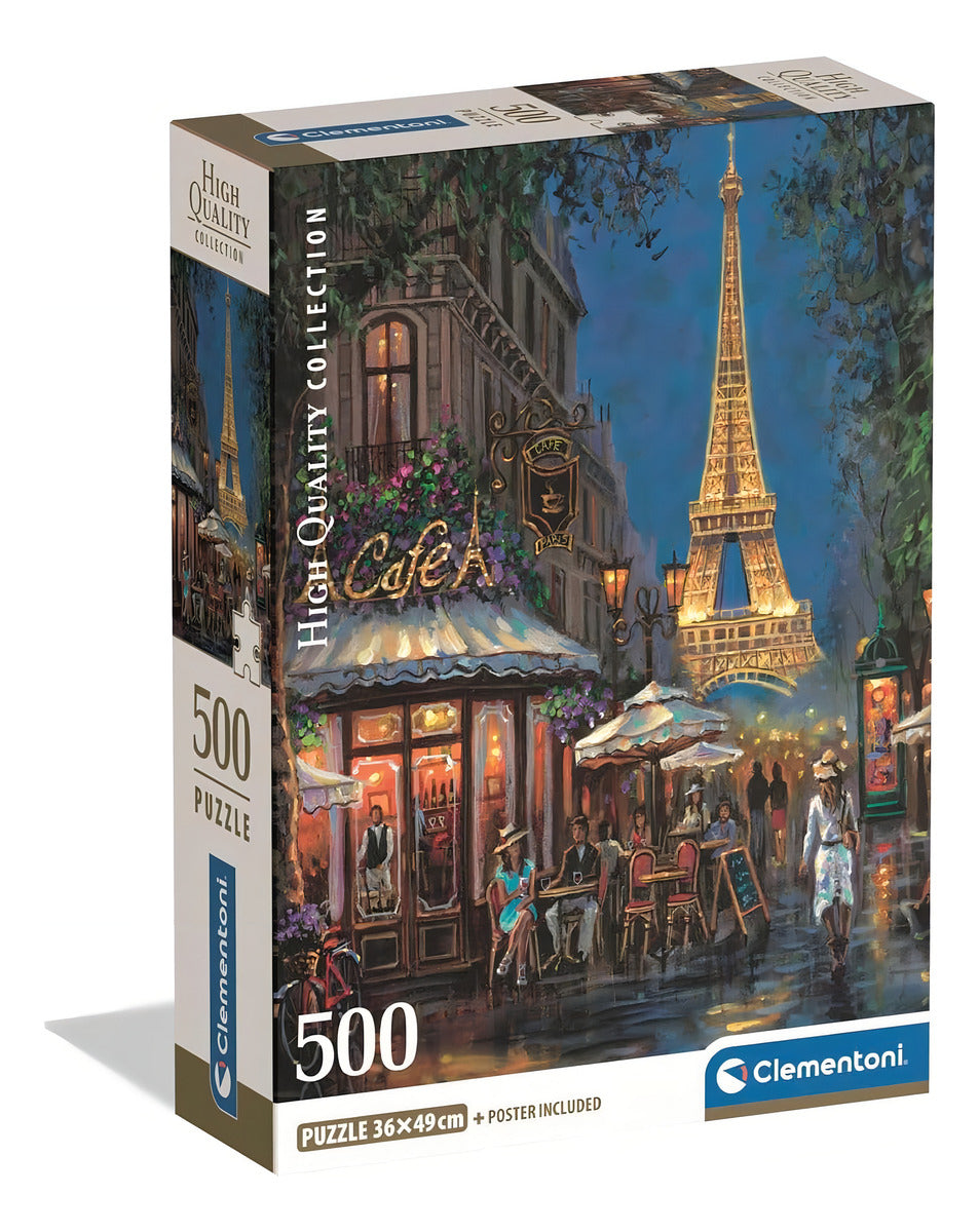 Rompecabezas 500 Piezas París Torre Eiffel Clementoni Adulto