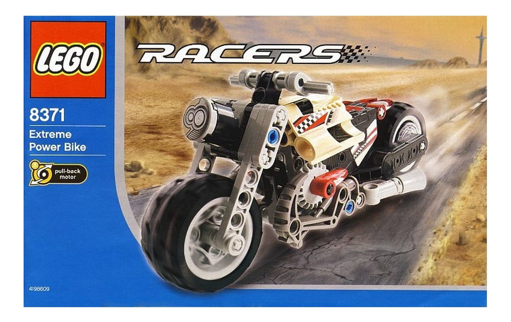 Lego Racers Extreme Power Bike Motocicleta Retropropulsión