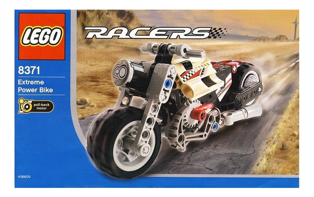 Lego Racers Extreme Power Bike Motocicleta Retropropulsión
