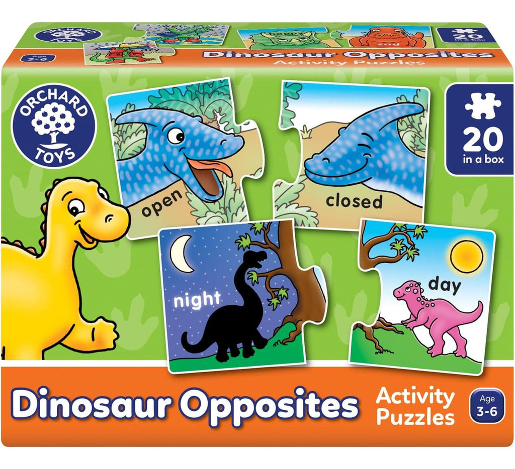 Rompecabezas Educativo Dinosaur Opposites Orchard Toys 20 Pz