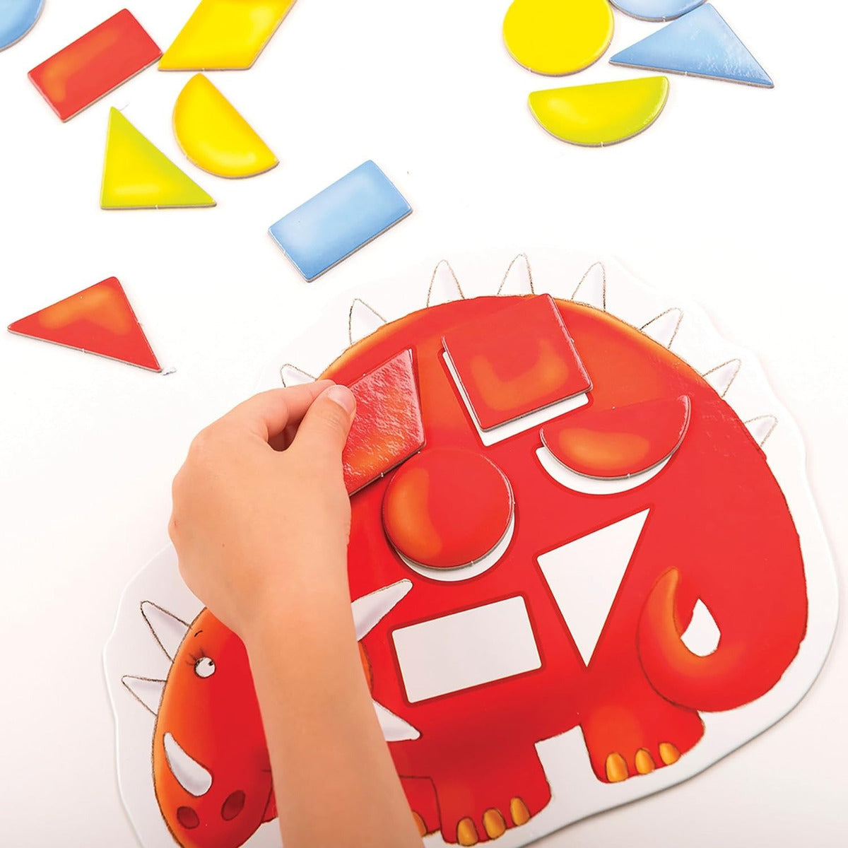 Juego De Mesa Dotty Dinosaurs Formas Y Colores Orchard Toys