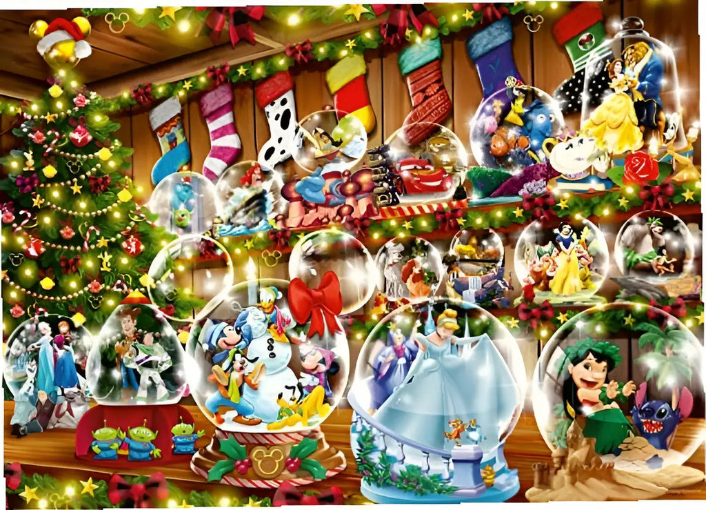 Película snow globes ravensburger 1000 piezas
