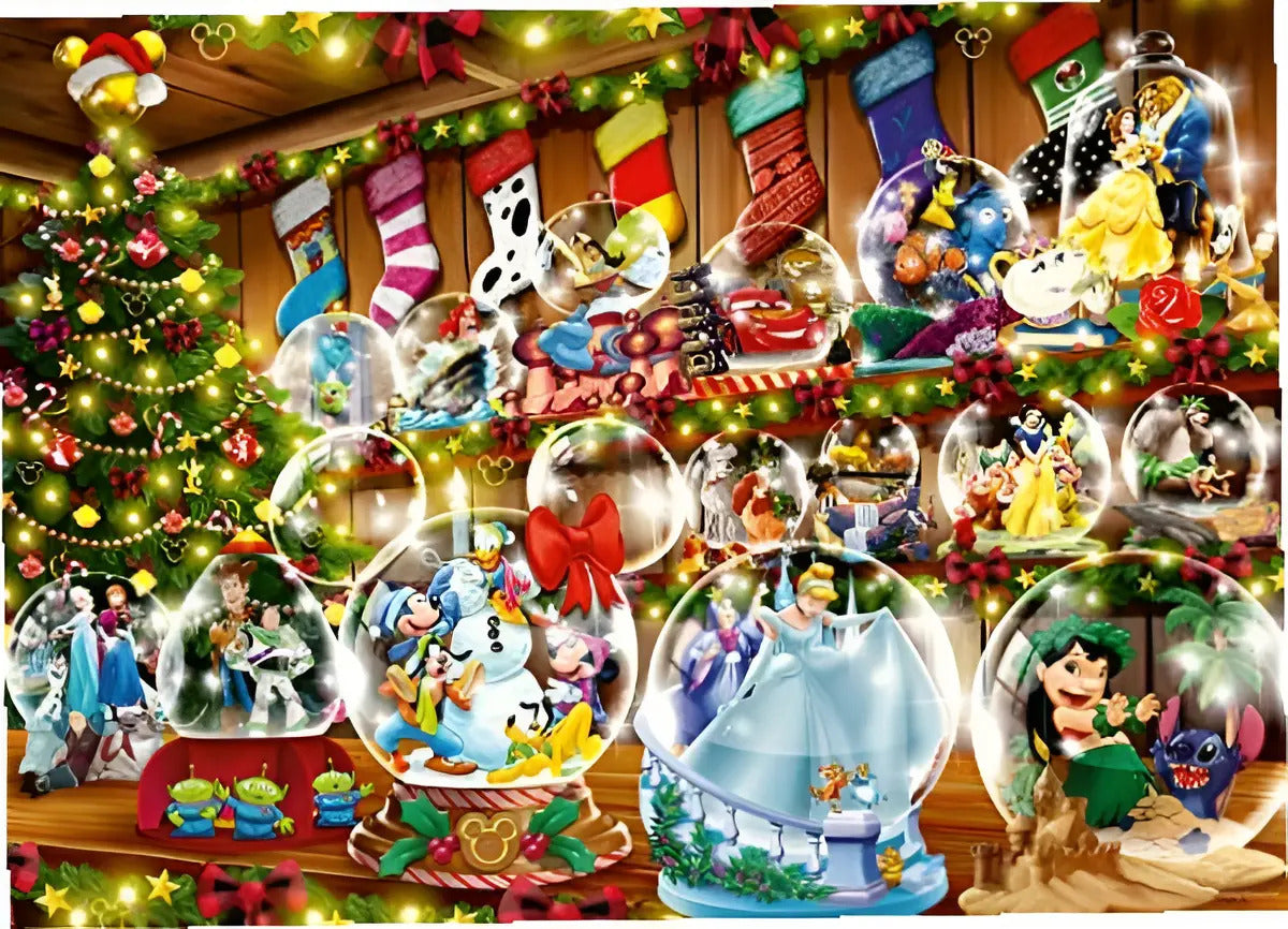 Película snow globes ravensburger 1000 piezas