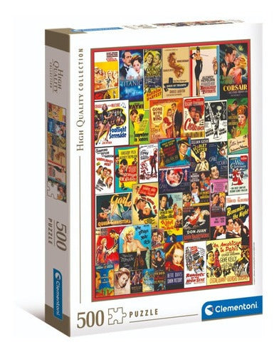 Rompecabezas Posters Clasicos 500 Marilyn Tiffany Clementoni