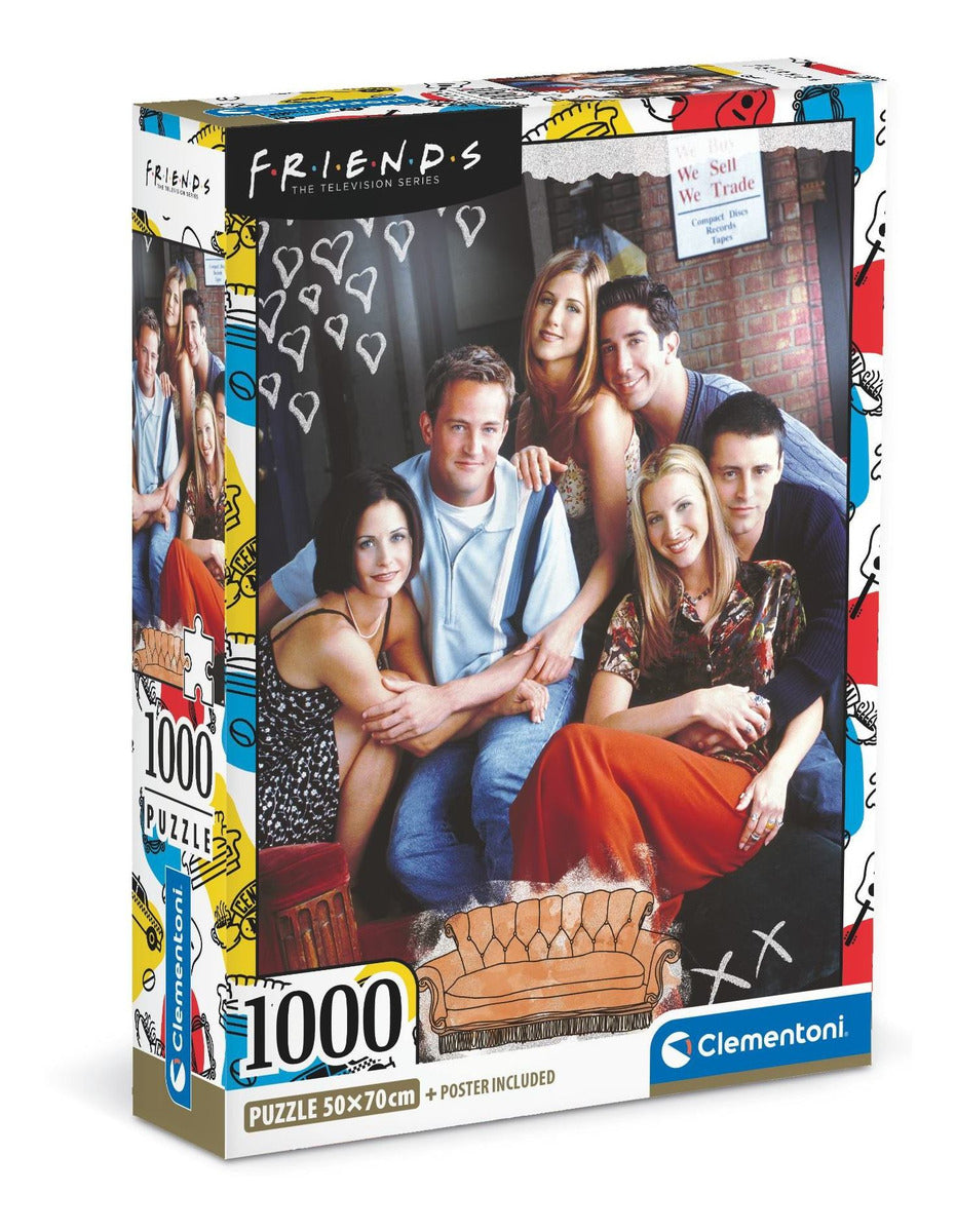 Rompecabezas Friends 1000 Clementoni New York Monica Rachel